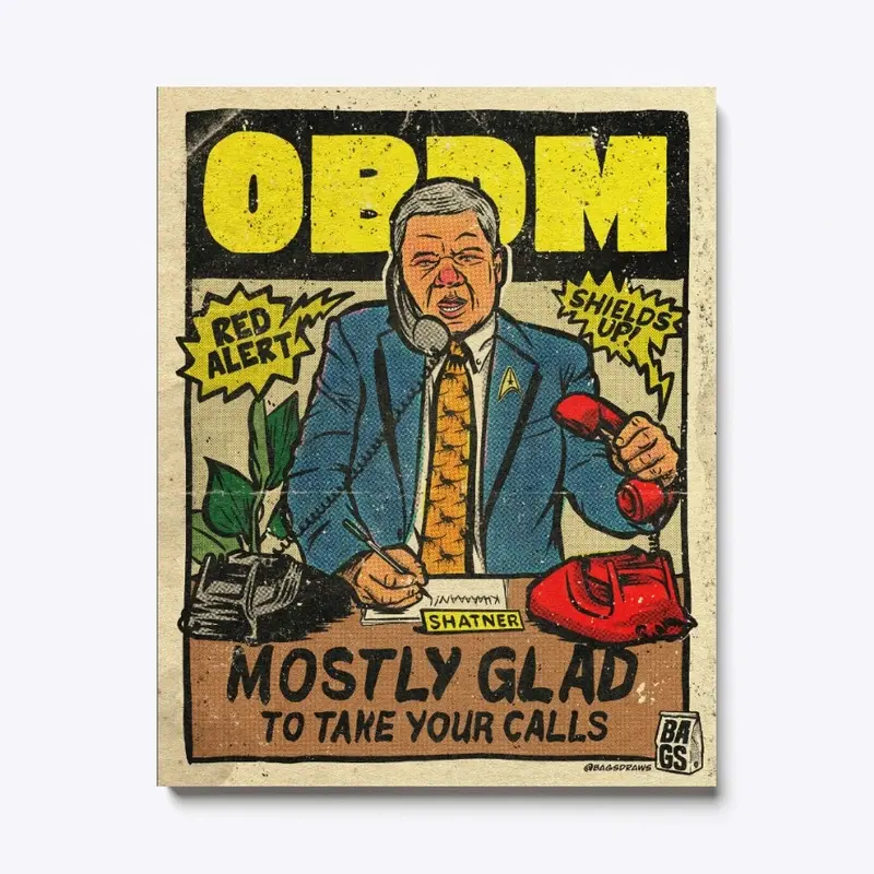 OBDM Shatner Canvas